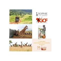 Coffret Sophie la girafe et son porte-clés 