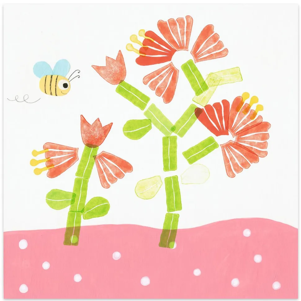 Coffret tampons : Avec des fleurs - Djeco