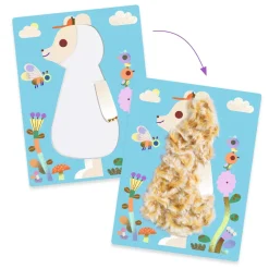 COLLAGES : Laine & scratch - Tout poilus ! - Djeco