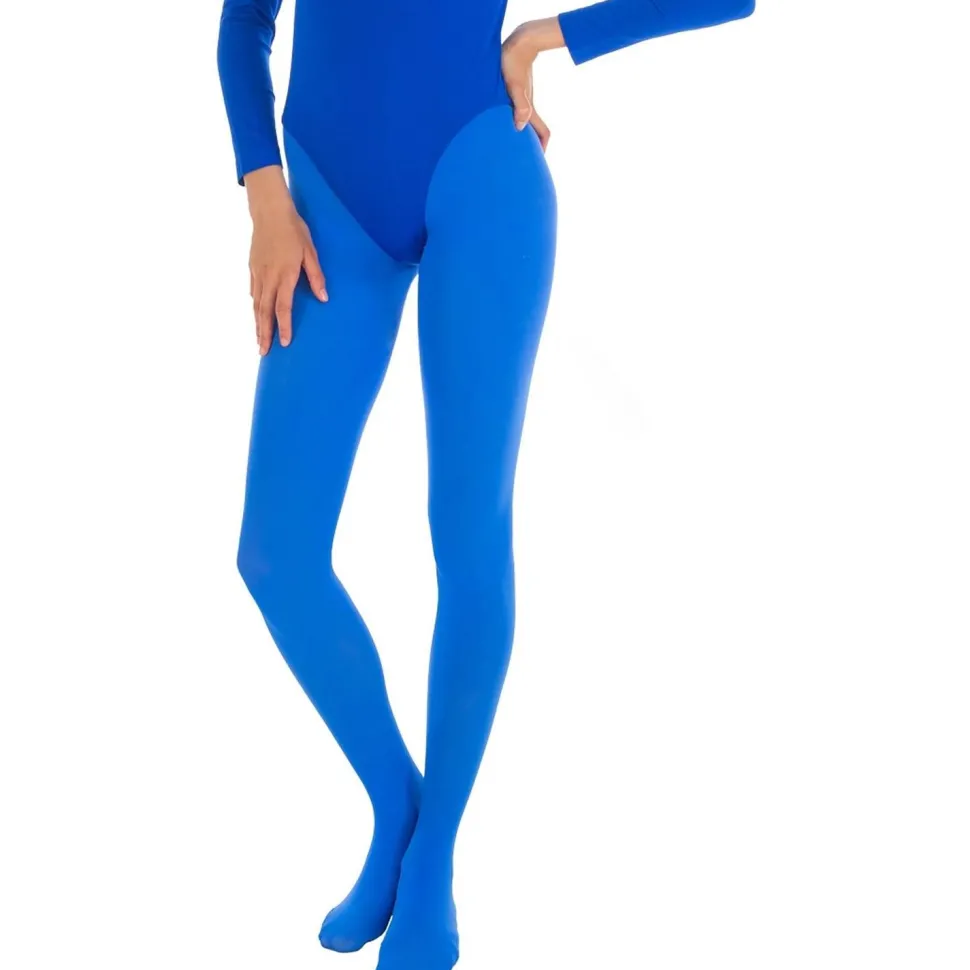 Collants adulte S/M (36/40), Bleu - RueDeLaFete