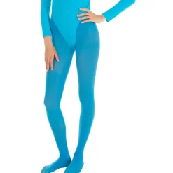Collants adulte S/M (36/40), Turquoise - RueDeLaFete