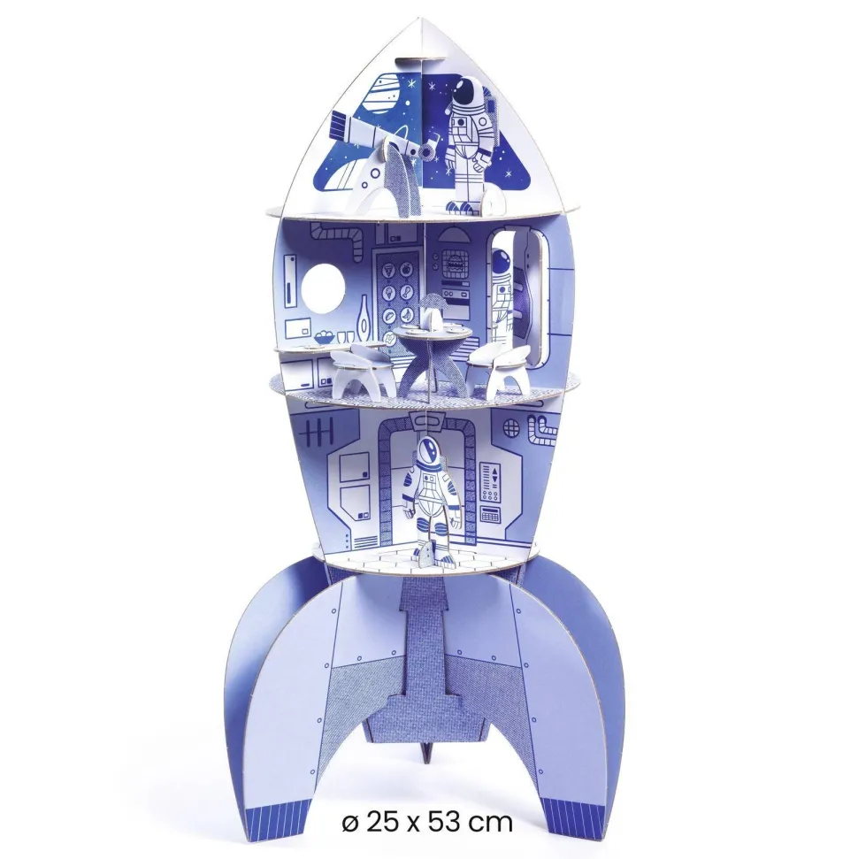 COLOR ASSEMBLE PLAY - DO IT YOURSELF : Fusée spatiale - Djeco
