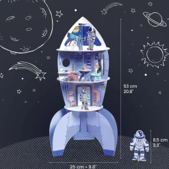 COLOR ASSEMBLE PLAY - DO IT YOURSELF : Fusée spatiale - Djeco
