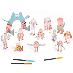 COLOR ASSEMBLE PLAY - DO IT YOURSELF : Team Monsters - Djeco