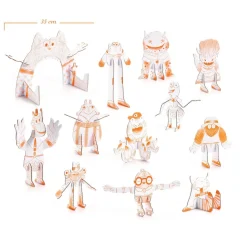 COLOR ASSEMBLE PLAY - DO IT YOURSELF : Team Monsters - Djeco