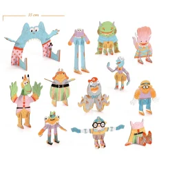 COLOR ASSEMBLE PLAY - DO IT YOURSELF : Team Monsters - Djeco