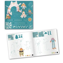 COLOR ASSEMBLE PLAY - DO IT YOURSELF : Team Monsters - Djeco