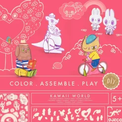 COLOR ASSEMBLE PLAY - DO IT YOURSELF : Kawaii world - Djeco