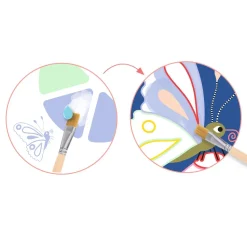 COLORIAGE : Peinture à la palette - Les petites bêtes - Djeco