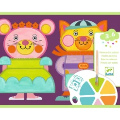 COLORIAGE : Peinture à la palette - Les Joufflus - Djeco