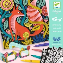 Coloriage 3D : Forêt fantastique - Djeco
