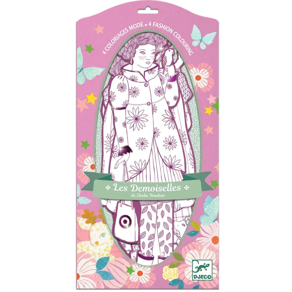 COLORIAGE GRAND FORMAT : Rosemary & ses amies - LES DEMOISELLES - Djeco