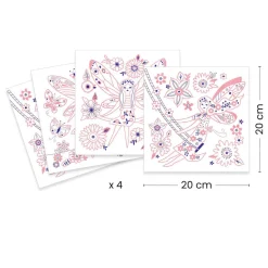 Coloriages brillants : Petites ailes - Djeco
