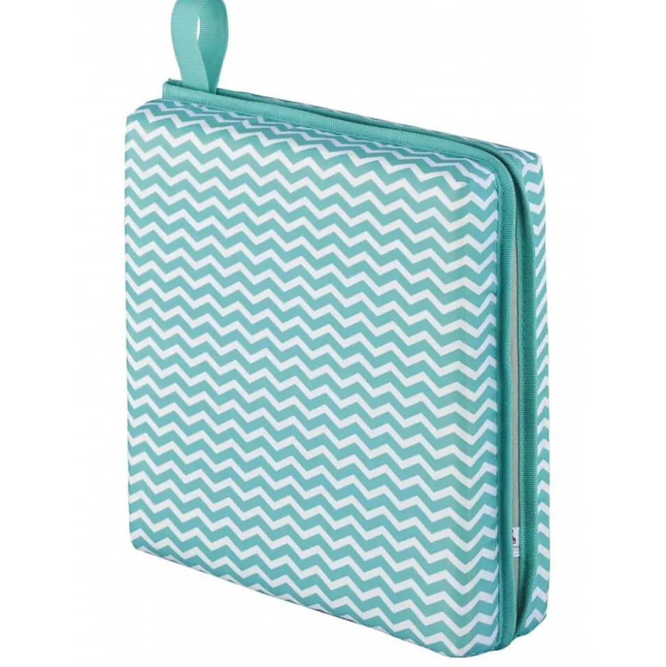 Confort de bain Sophie la Girafe : support pour genoux et filet de rangement - Vulli