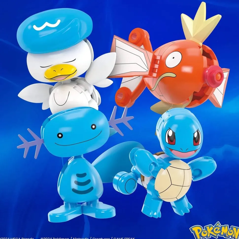 Construction Pokemon : dresseur de pokémon de type eau - Mattel