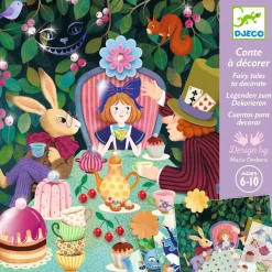 Conte à décorer : Au pays des merveilles - Djeco