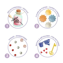 Conte à décorer : Au pays des merveilles - Djeco