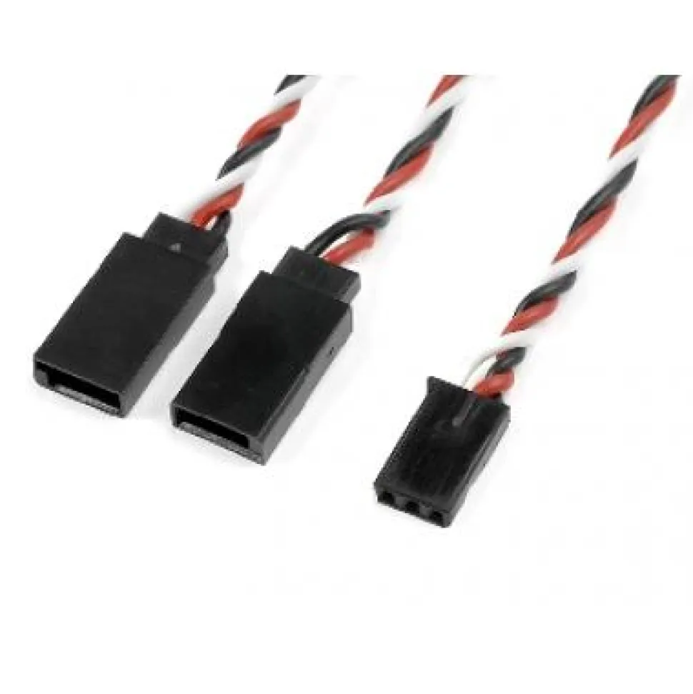 Cordon Y Futaba Tressé HD 22AWG (0.64mm diam - 0.326mm2 sect) - 30cm - Torpedo