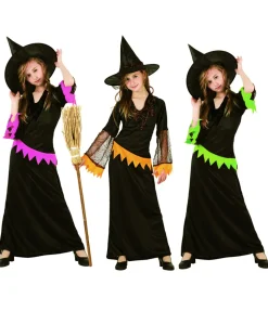 Costume d'Apprentie Sorcière avec Chapeau - 7/9 Ans - RueDeLaFete