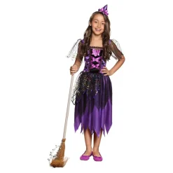 Costume sorcière scintillante - Fille - RueDeLaFete