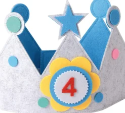 Couronne d'anniversaire bleue - Eduplay