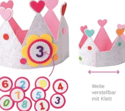 Couronne d'anniversaire rose - Eduplay