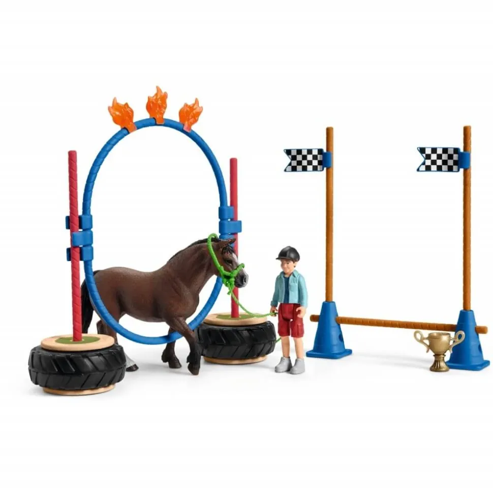 Course d'agilité pour poney - Schleich
