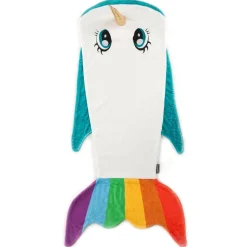 Couverture queue de narval arc-en-ciel - Kanguru
