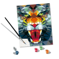 Créart Peinture au numéro : Polygon Tiger - Ravensburger