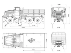 Crawling kit -KC6L 1/12 6x6x Truck Cross-RC - Cross-RC