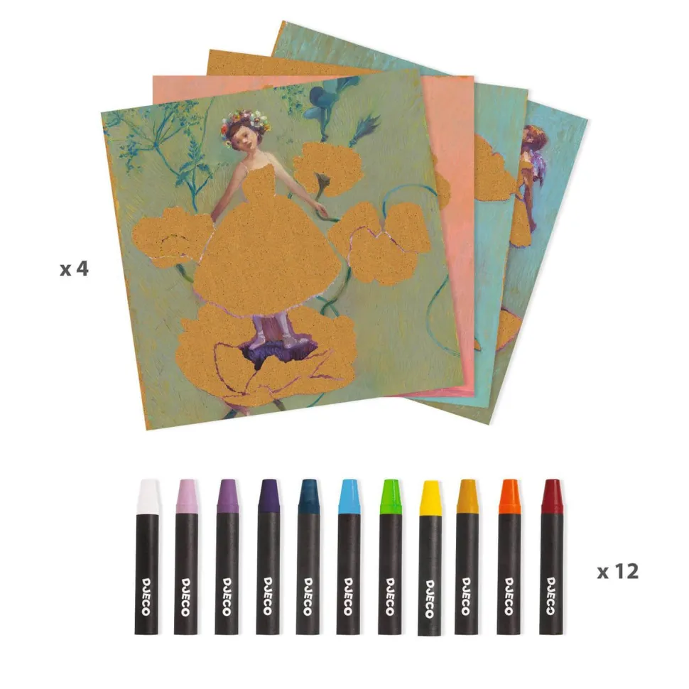 Crayons de cire : Ballerines - Djeco