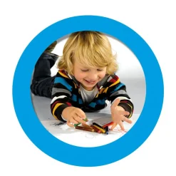 Crayons de couleurs My First : 8 crayons de couleurs XL - SES Creative