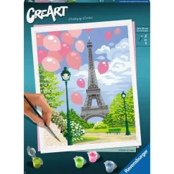 CreArt : Peinture au numéro : Grand Format : Printemps à Paris - Ravensburger