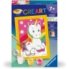 CreArt Kids 8x12cm : Adorable licorne - Ravensburger