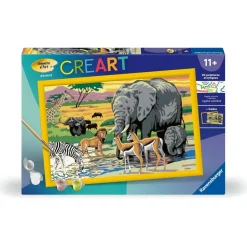 CreArt Kids 31x21cm : Animaux de la Savane - Ravensburger