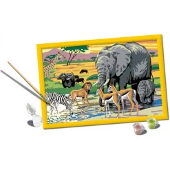 CreArt Kids 31x21cm : Animaux de la Savane - Ravensburger