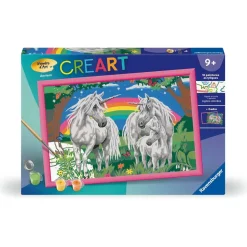 CreArt Kids 31x21cm : Au pays des licornes - Ravensburger