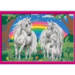 CreArt Kids 31x21cm : Au pays des licornes - Ravensburger