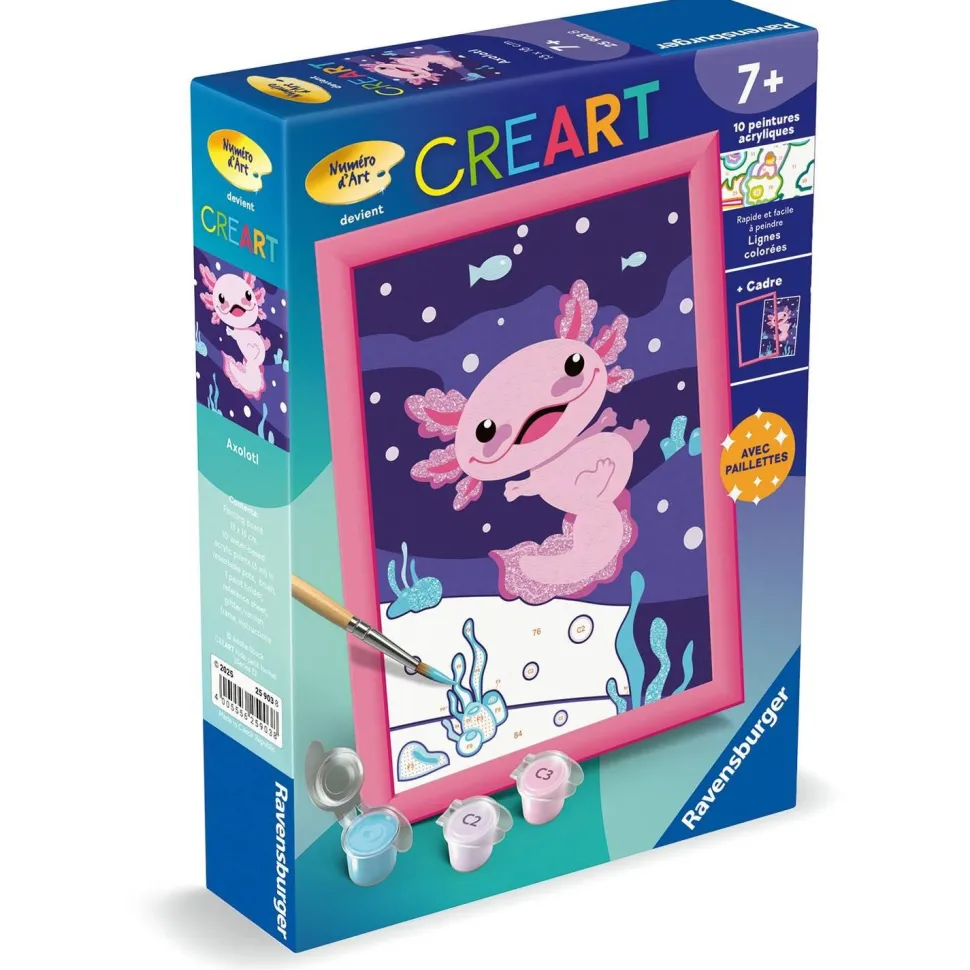 CreArt Kids 13x18cm : Axolotl - Ravensburger
