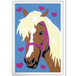 CreArt Kids 8x12cm : Cheval coeur - Ravensburger