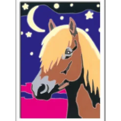 CreArt Kids 8x12cm : Cheval de nuit - Ravensburger