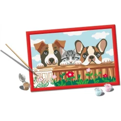 CreArt Kids 31x21cm : Chiens et chat - Ravensburger