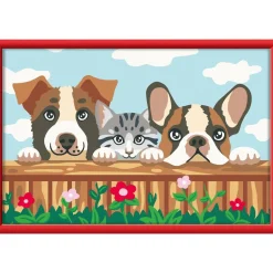CreArt Kids 31x21cm : Chiens et chat - Ravensburger