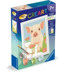 CreArt Kids 8x12cm : Cochon - Ravensburger