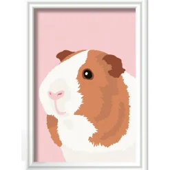 CreArt Kids 8x12cm : Cochon dInde - Ravensburger