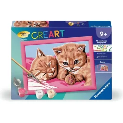 CreArt Kids 13x18cm : Deux chatons roux - Ravensburger