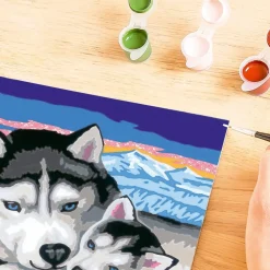 CreArt Kids 18x24cm : Doux bisous de Husky - Ravensburger