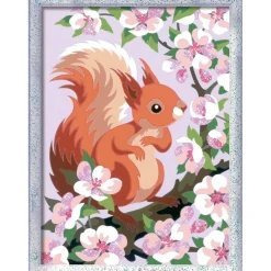 CreArt Kids 18x24cm : ecureuil au printemps - Ravensburger