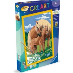 CreArt Kids 31x21cm : Fiers chevaux - Ravensburger