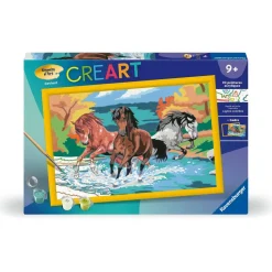 CreArt Kids 31x21cm : Horde de chevaux - Ravensburger
